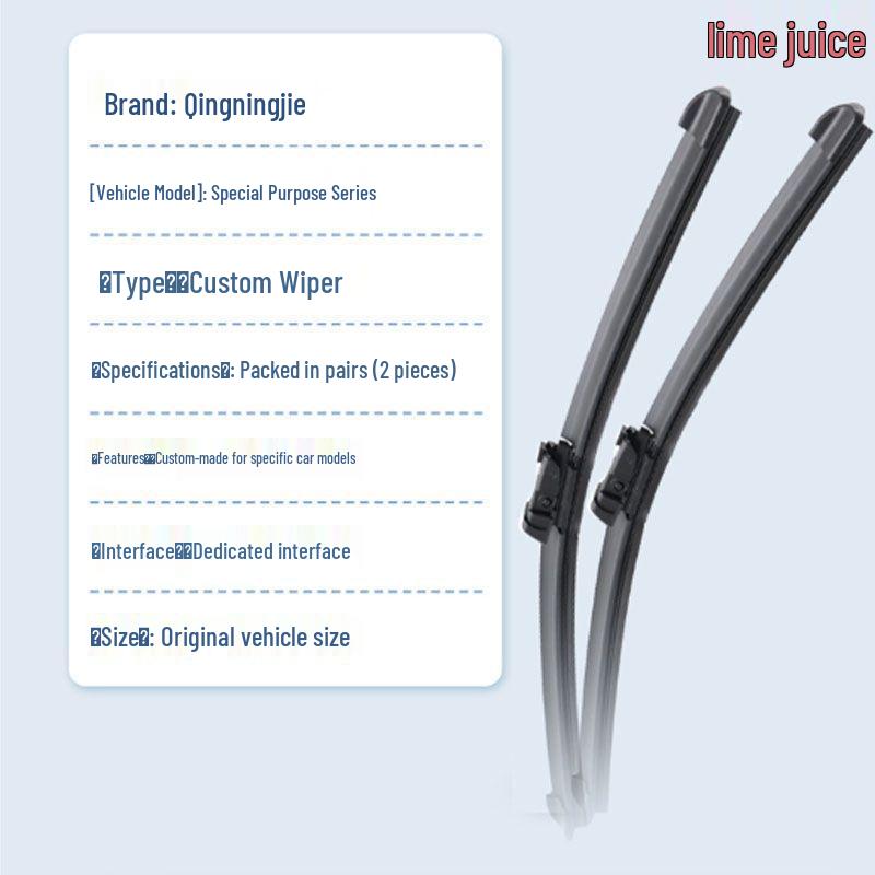 Frameless Silent Wiper Blades for Lynk & Co 03 (2018-2022 Models)