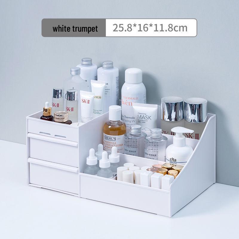 Drawer-Style Makeup & Skincare Organizer with Multi-Grid Compartments
