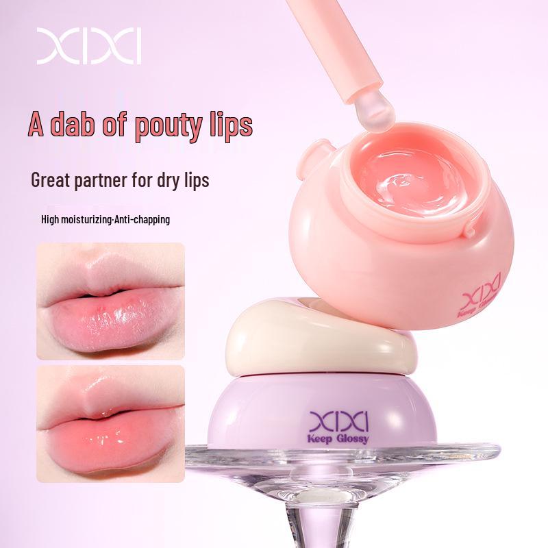 Xixi Moisturizing Glow Lip Mask: Hydrating Anti-Crack Lip Balm for Autumn/Winter, Fades Lip Lines, Perfect Lipstick Base.