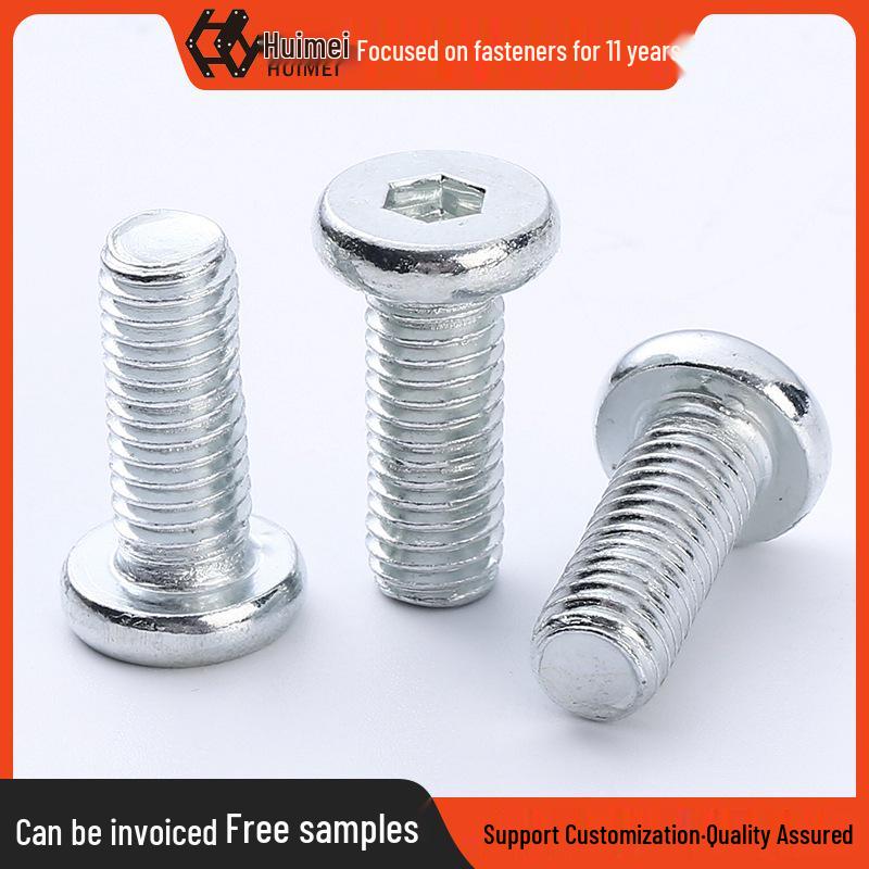 Flat Head Chamfered Inner Hexagon Furniture Screw, Cross Flat Head Counter-Lock Screw