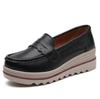 Damesko Fritidssko Dame Flate Sko Loafers Slip on Damesmokasiner Pustende Dame Platform Sneakers Zapatos Mujer