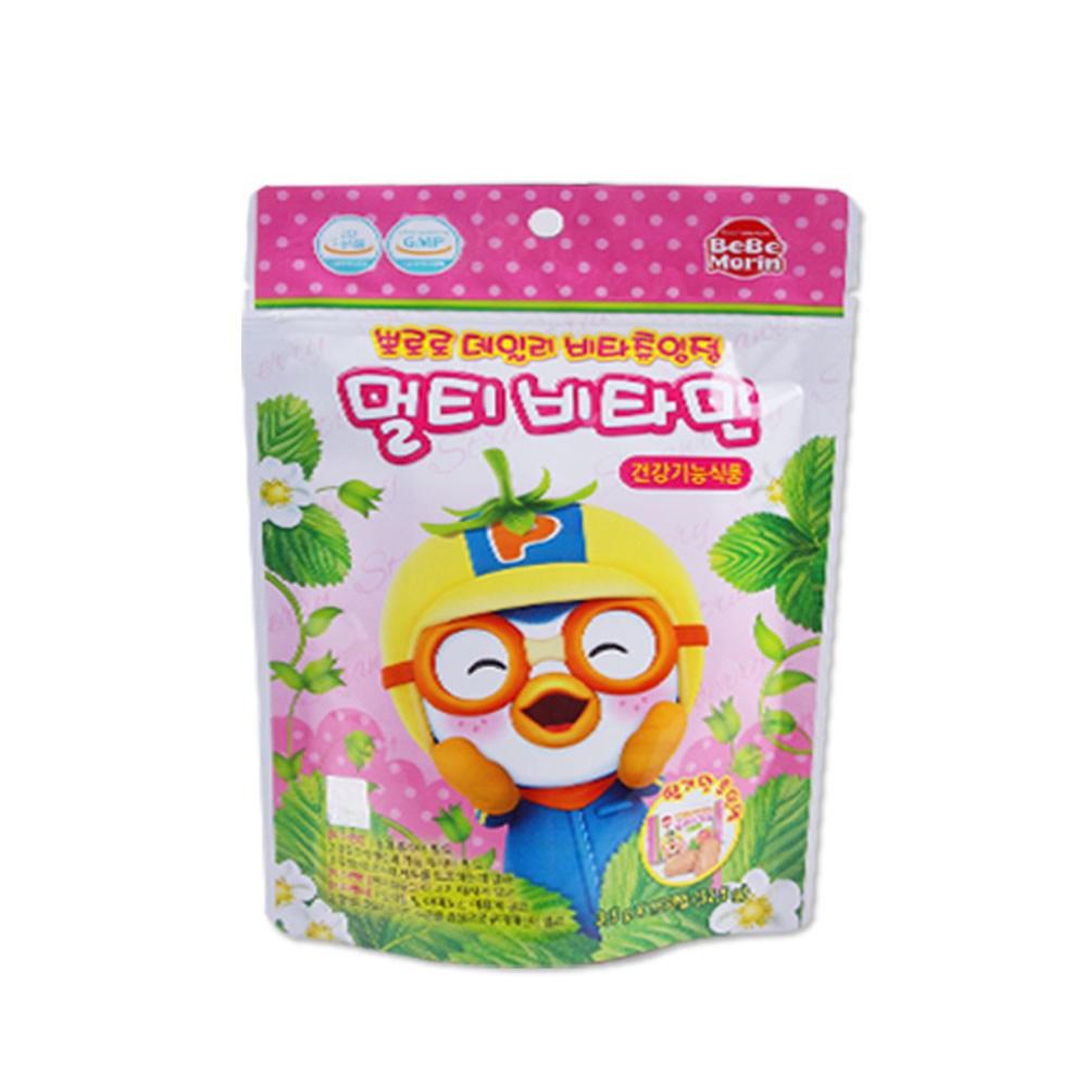 Pororo Daily Vita Chewable Tablets Strawberry Flavor 3.5g 5 Pcs