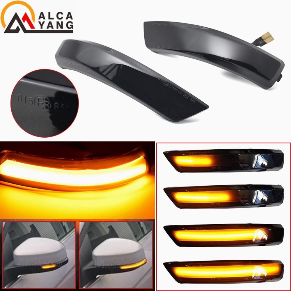 Amber LED Dynamic Turn Signal Side Marker Sequtntial Light Indicator Lamp for Ford Focus 2 MK2 Focus 3 MK3 3.5 for Mondeo MK4 EU
