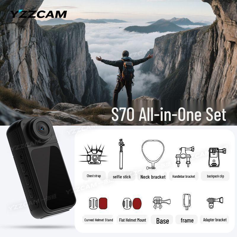 2025 Thumb Action Camera: HD Cycling & Motorbike Recorder