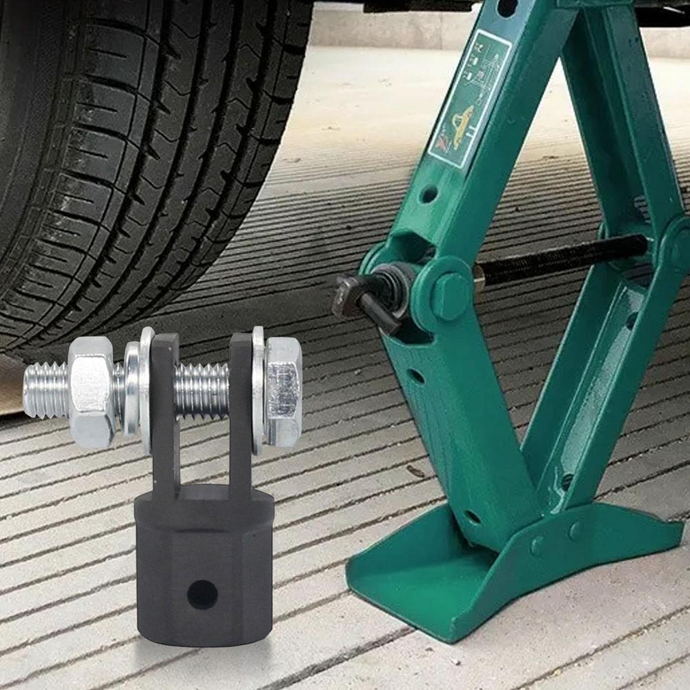 Adaptor pentru cric foarfecă de 1/2 inch cu vanadiu, adaptor pentru cric foarfecă auto, adaptor pentru cric foarfecă auto, instrument de ridicare