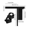 Dumbbell Ankle Strap Tibialis Trainer Adjustable Feet Dumbbell Attachment Dumbbell Webbing for Leg Muscles Strength Training