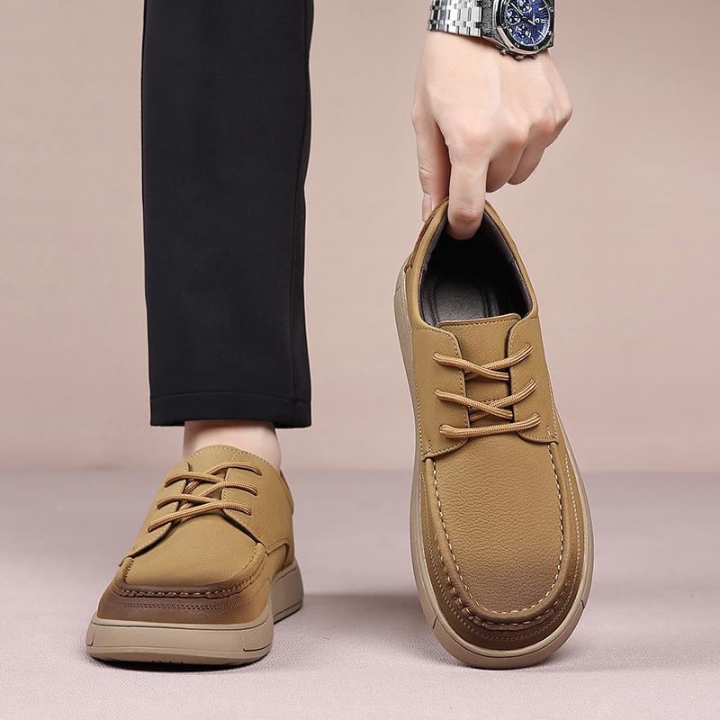 Fashion Casual Men's Shoes Designer's Comfortable Style Office and Leisure Business Outdoor Leisure Street Walkingleather Shoes Young