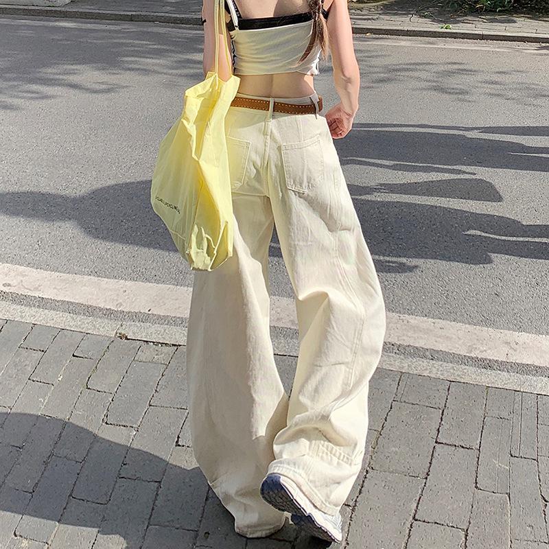 Damen High Waist Straight Leg Wide-Leg Jeans - Neue Herbstmode