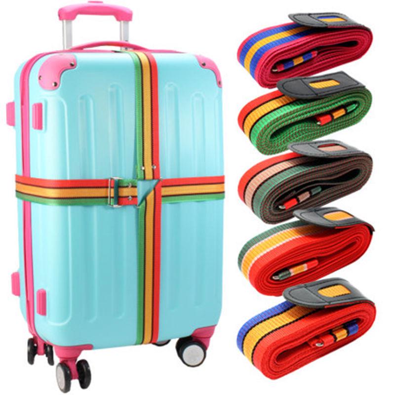 Luggage Reinforcement & Tightening Cross Strap for Suitcases and Trolleys