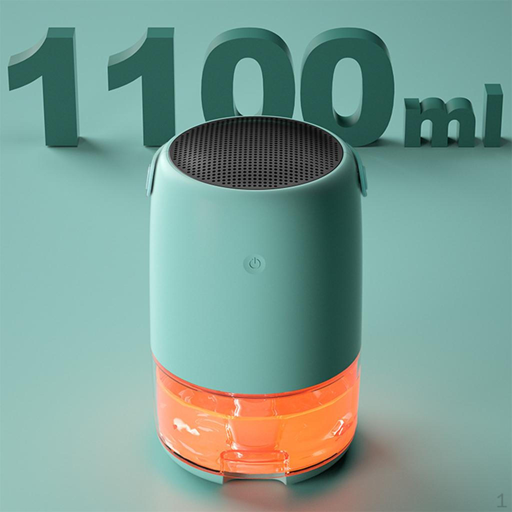 Compact Dehumidifier with LED Night Light for Home and Office Use