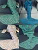 Fairy Tail Wool Mermaid Blanket With Heart Pattern For Cozy Home Decor