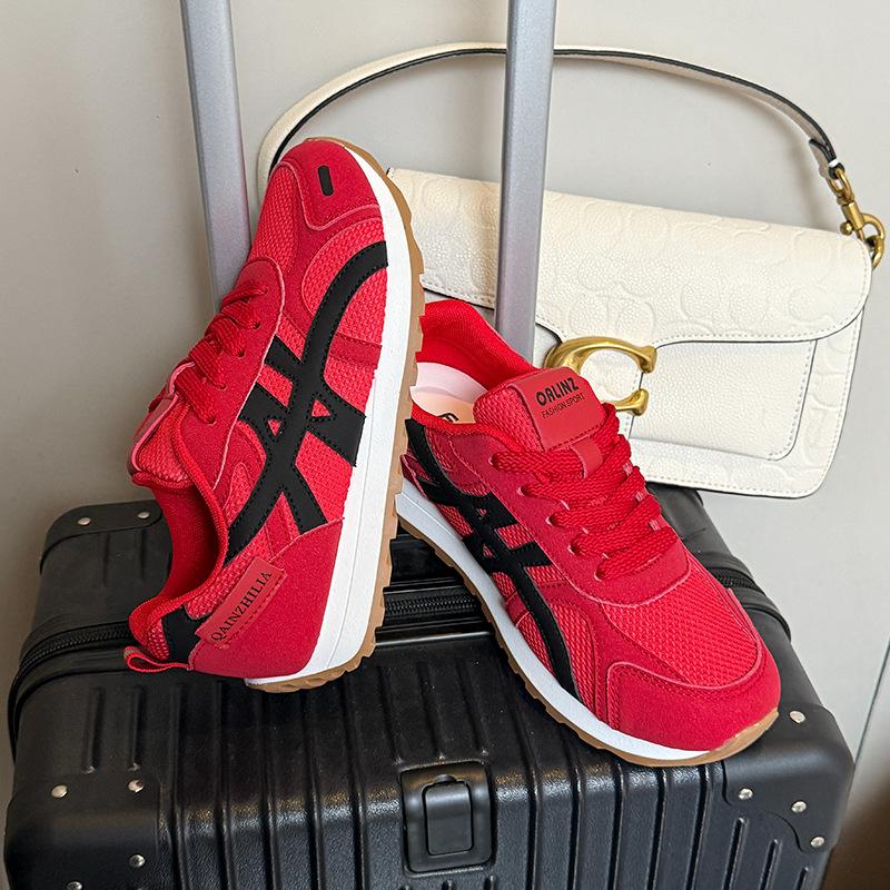 European products 2025 autumn new thick-soled German training shoes women's mesh breathable casual sports shoes fashion trend versatile shoes