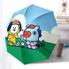 1pc Outdoor Umbrella with BT21 Characters - Automatic Opening/Closing, Portable 3-Fold Design, 8-Rib Iron Frame - Perfect Gift for Fans, Traveler