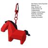 1/2Pcs Geometric Horse Keychain 3D Printed Horse Key Ring Hanging Decoration Bag Purse Charm Chinese Year of Horse New Year Gift