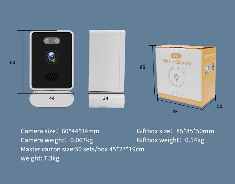 High-Definition Night Vision Smart Camera with 5G WiFi & Mobile Remote Control