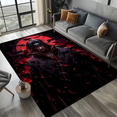27 Style Cartoon 3D I-Itachi Japan Anime Carpet Rug for Living Room Bedroom Home Sofa Decoration,Kid Area Rug Non-slip Floor Mat