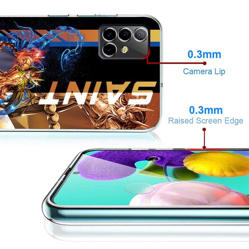 Anime Saint Seiya Case Phone Cover for Samsung Galaxy A17 A16 A15 A14 A13 A56 A55 A54 A53 A36 A35 A34 A33 A26 A25 A24 A23 A05S G