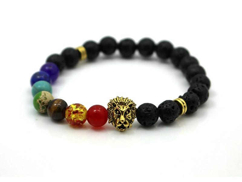 Galaxy Solar System Bracelet: Natural Stone Beads with Eight Planet Charms for Women