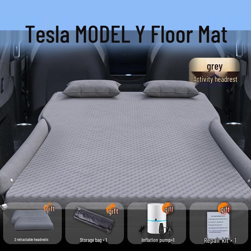 Tesla Model YL Car Mattress: Maodou Y Rear Seat Trunk Sleeping Mat, Air Mattress, YaSleep