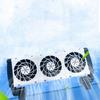 1/2/3/4/5Heads Aquarium Chiller Hangable Aquarium Air Cooling Device Fish Tank Cooling Fan  Home