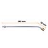 Pressure washer lance 1/4"" 34cm bent 30°