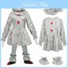 Costum de Halloween Clovnul Pennywise Pentru Copii Perfect Pentru Petreceri Școlare