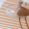 Wandbehang Vogelfutterbecher Transparent Abnehmbar Papageien Futterspender Tränke Kunststoff Spritzschutz Vogel Wassernapf