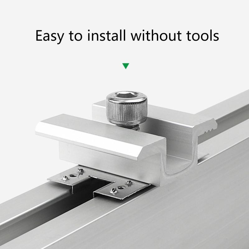 

50pcs Solar Panel Grounding Clip Washer Spacer 28x50mm Solar Panel Grounding China Mainland