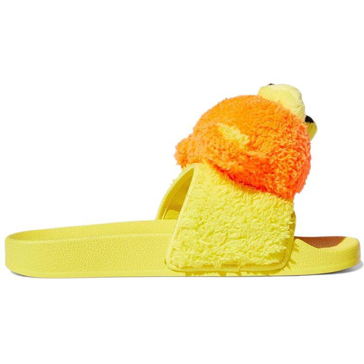 Jeremy Scott X Adidas Adilette Slide JS Bear Unisex Sneakers Yellow Solar-Orange Bright-Yellow Q46582