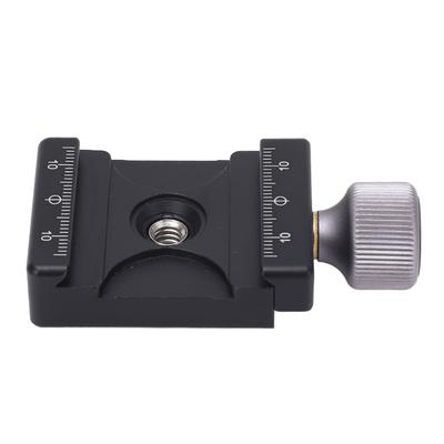 Clema Universală cu Eliberare Rapidă Aliaj Aluminiu Filet 1/4 inch 3/8 inch Caneluri Duble Anti-Alunecare Rapid