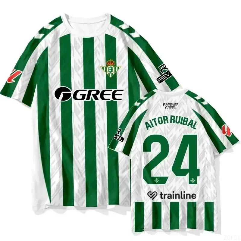 Nouveau T-shirt d'entraînement de football d'été Maillots Joueur Maillot de football Adultes Enfants Vêtements de sport Hauts à séchage rapide T-shirts décontractés Y2K