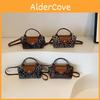 Sac à Bandoulière Carré à Imprimé Léopard Tendance Style Urbain Parfait Pour un Usage Quotidien