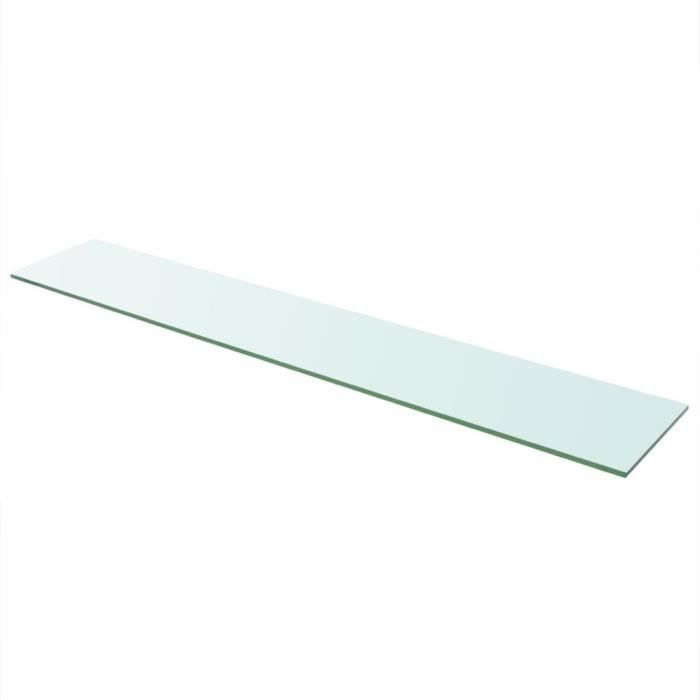 Panneau pour étagère en verre transparent - VIDAXL - 110 x 20 cm - Scandinave - Moderne
