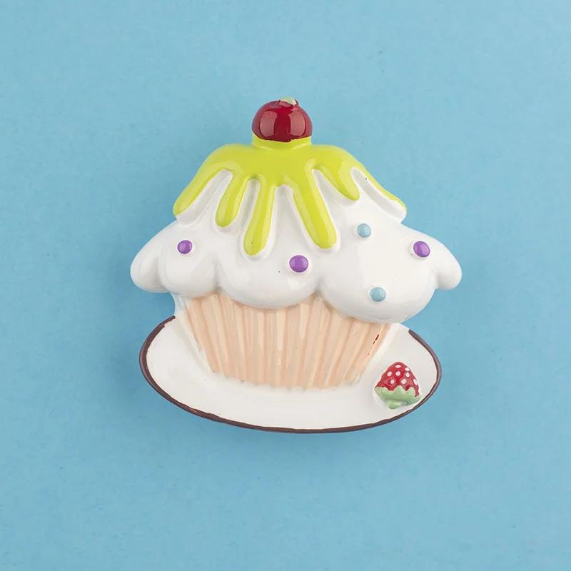 Kawaii Cupcake Fridge Magnets Home Decor Creative Message Board Magnetic Stickers Children Toys Fridge Stickers