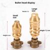 1Pc Agriculture Brass Missile Nozzle Straight Jet +Mist Spray Adjustable Nozzle Electric Sprayer High Pressure Spraying