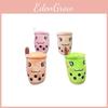 Soft Cuddly And Plush Fruit Keychain Milk Tea Doll Ideal For Stylish Women