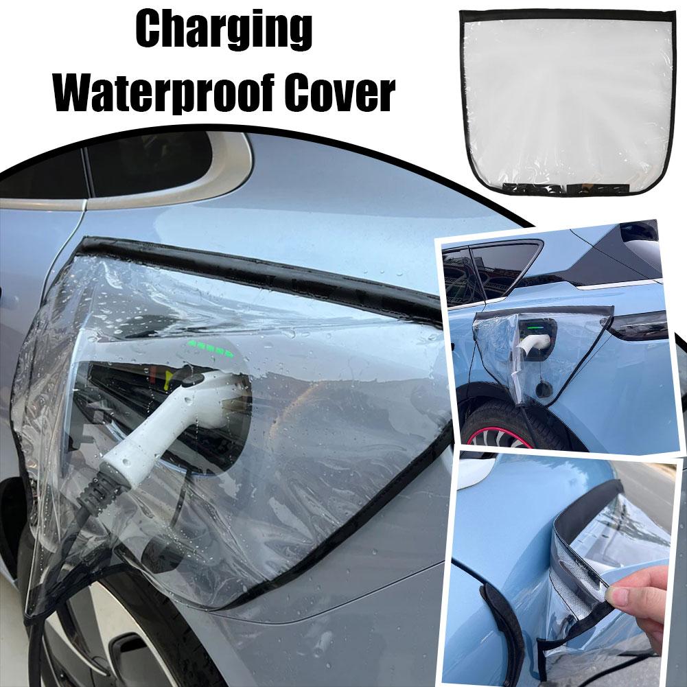 New Energy Car Charging Port Rain Cover PVC Magnet Rings Protection Covers New Energy Car Accessaries