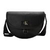 New Recycled Polyester Saddle Bag, Shoulder Bag, Crossbody Bag Men's Black HH3799-001