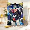 Hit Anime M-Metal C-Cardbot Throw Lightweight 240G Flannel Blanket Soft Skin-Friendly For Summer Cooling