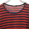 marimekko border Long sleeve one piece S Red series Women Used