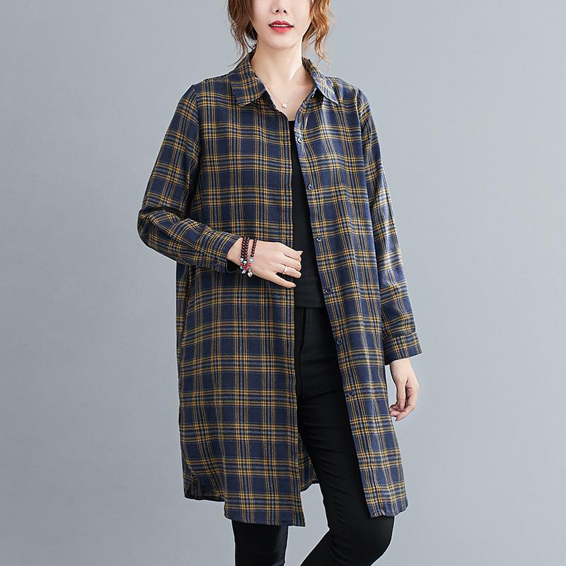 Vintage Long Sleeve Loose Fit Women S Skull Pattern Shirt