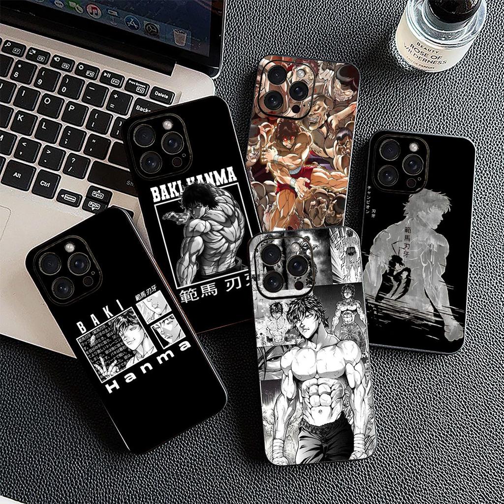 Casing for Apple iPhone 12 13 Pro Max Mini ProMax X XR Air 13Pro XS Phone Cover Protective Case Baki Hanma Art Cartoon