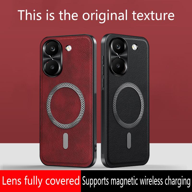 For Mi Poco F8 M8 X7 M7 F7 X6 F6 Pro X8 Pro Max High End Leather Metal Magnetic Ring Phone Case For Mi Poco F8 F7 Ultra