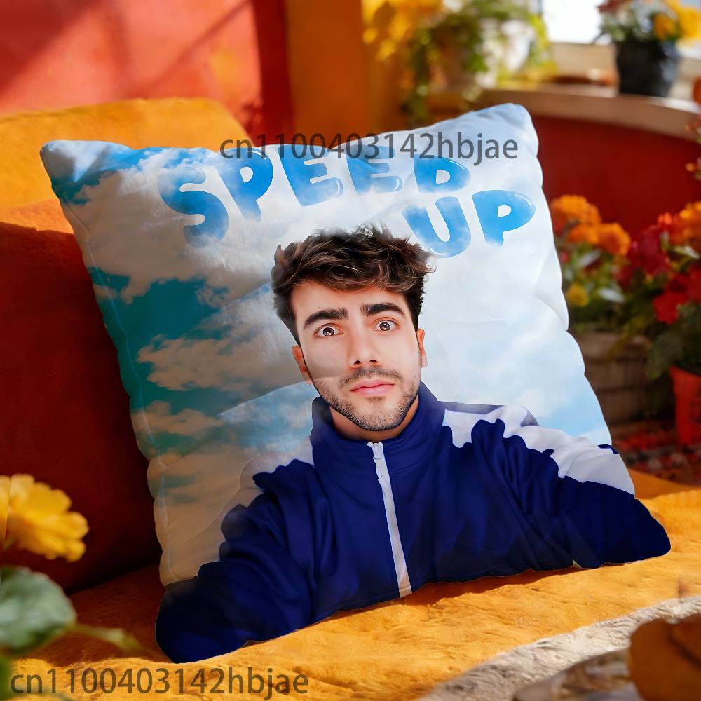 F-Fede V-Vigevani Pillow Case Print Polyester Fiber 40X40 Cm Home Sofa Throw Cushion Cover Decoration