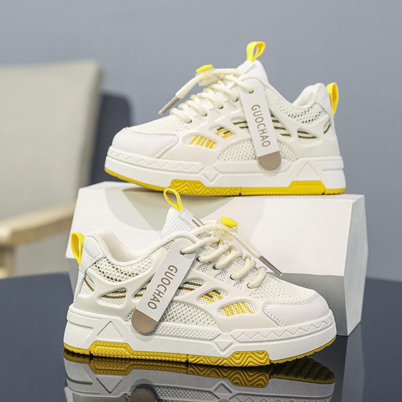 Classmates Girls Summer 2025 New Children's Sneakers Breathable Mesh Girls Board Shoes Middle and Older Children's Summer Mesh Shoes