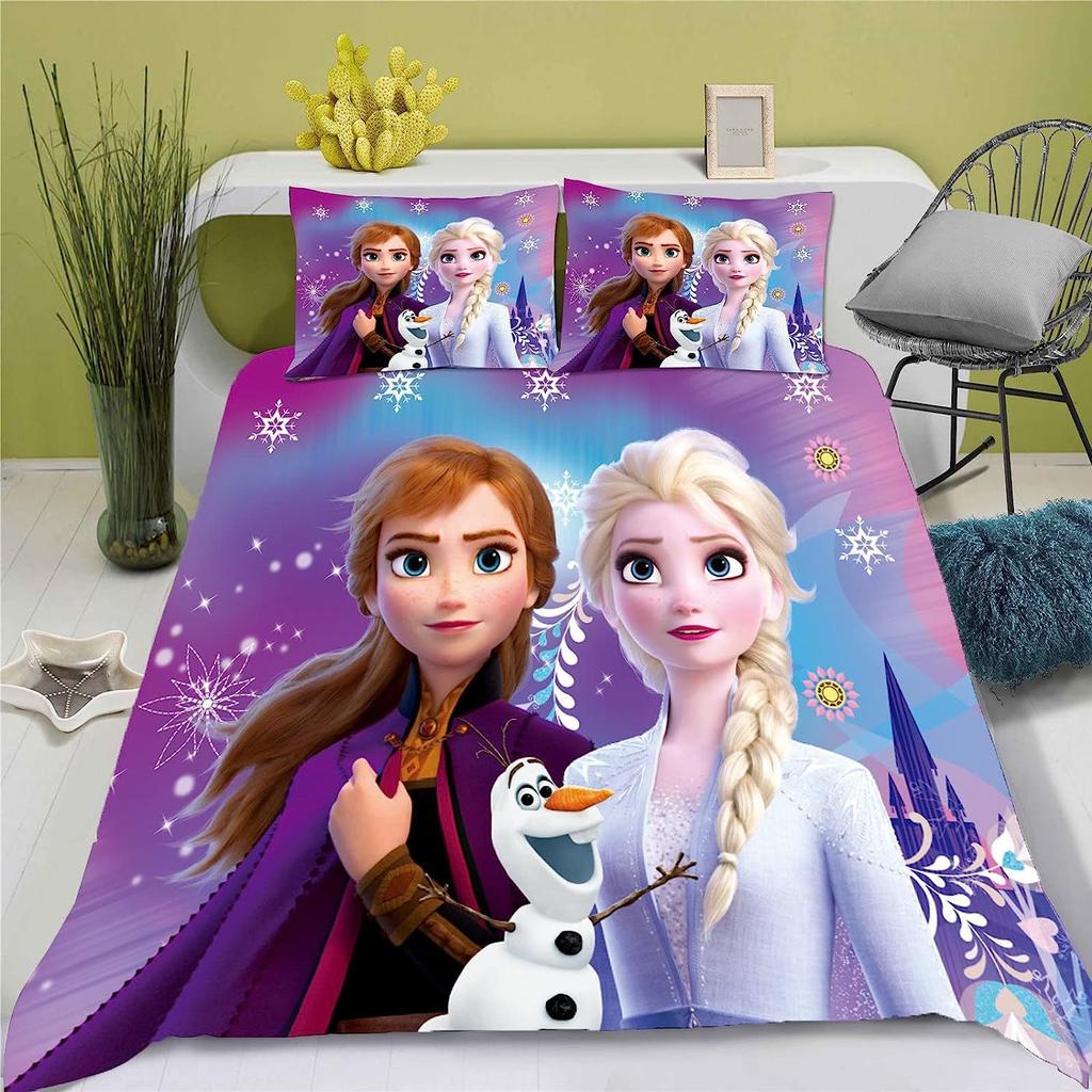 Three-Piece 3D Digital Printing Quilt Cover Pillowcase