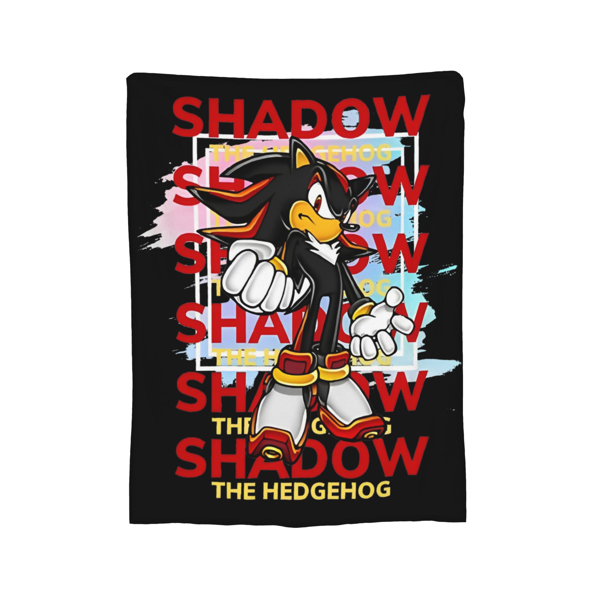 

Shadow The Hedgehog Anime Blankets Fleece Textile Decor Multi-function Super Soft Throw Blankets for Sofa Travel Bedspreads 50x60in