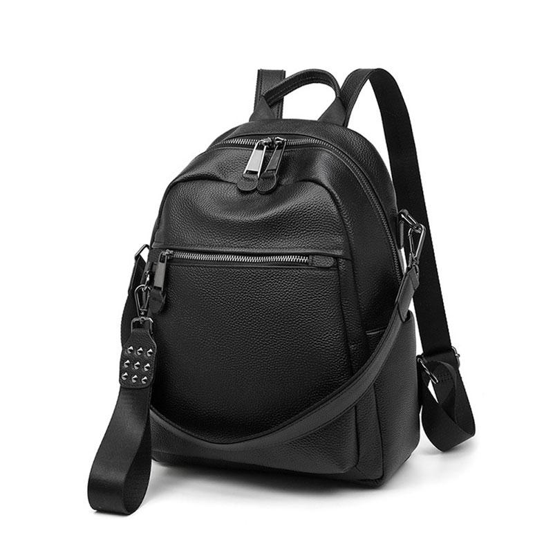 Women's Backpacks Fashion Large Capacity Girls School Bag Women Travel Backpack Leather Student Schoolbag