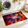 Flannel Kitchen Mat Bayern Munich Soft Area Rug Non Slip Floor Carpet Home Decoration