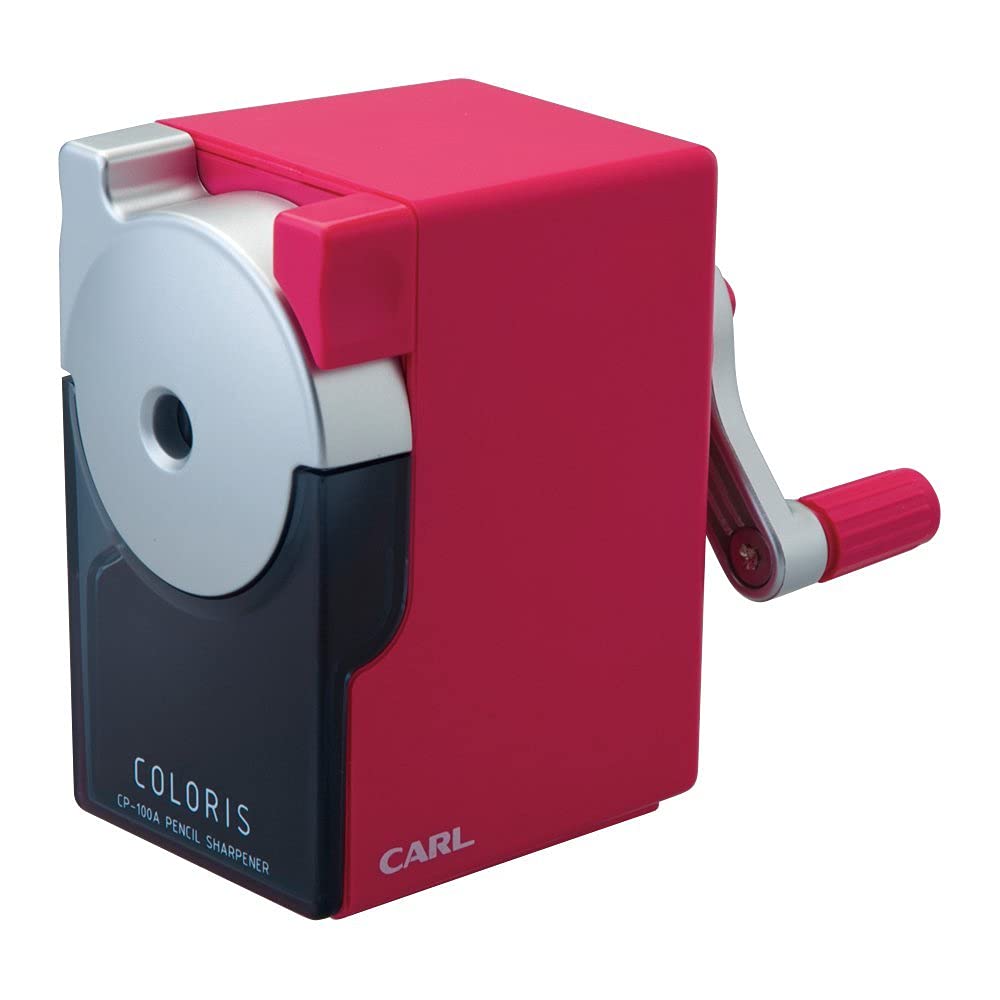 Carl Manufacturing Manual Pencil Coloris Pink Co., Ltd. Sharpener, CP-100A-P